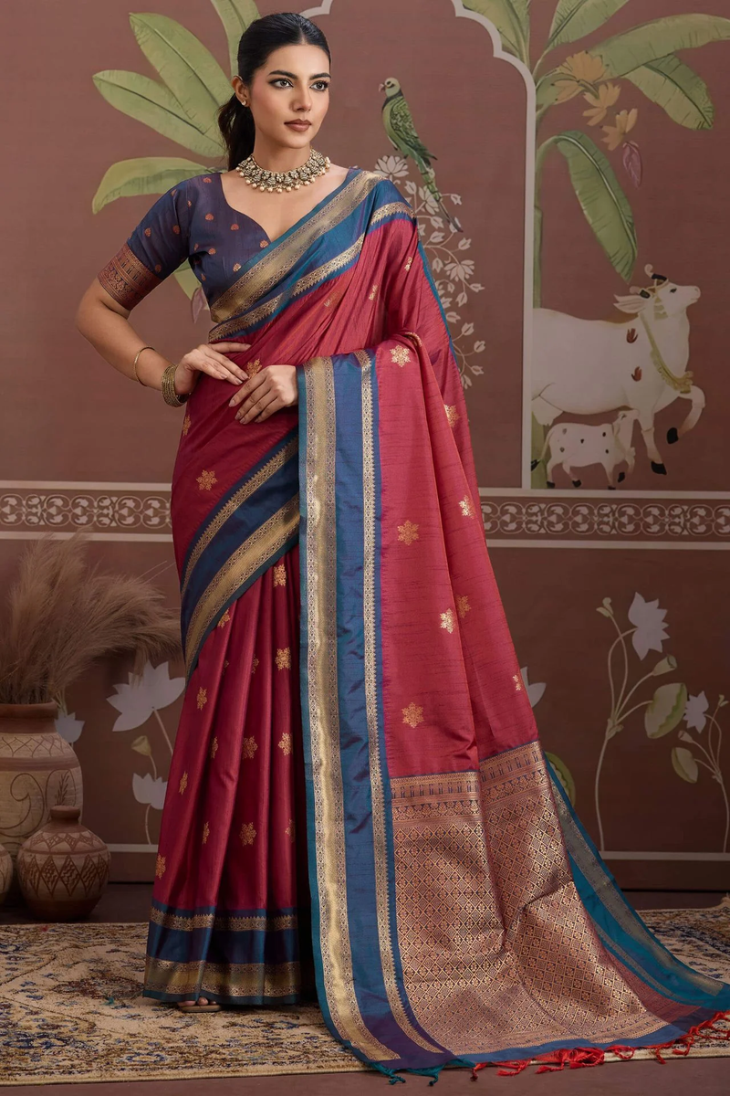 Handloom Silk Weaving Saree