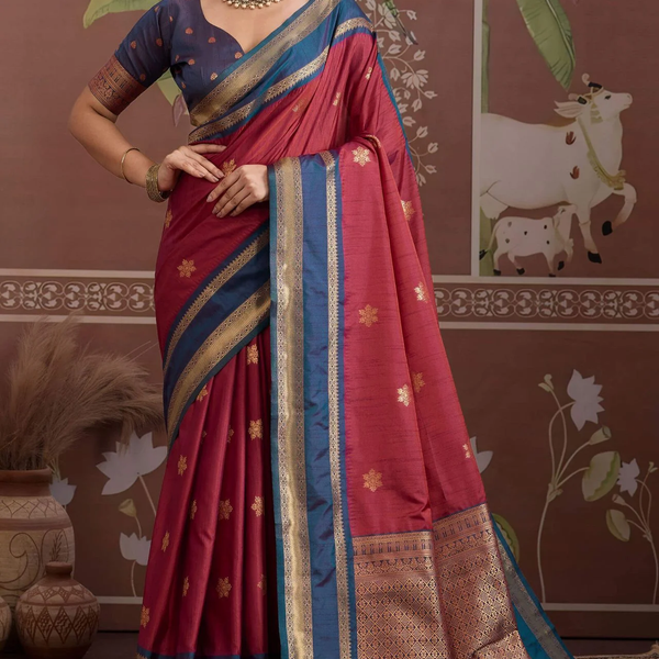 Handloom Silk Weaving Saree