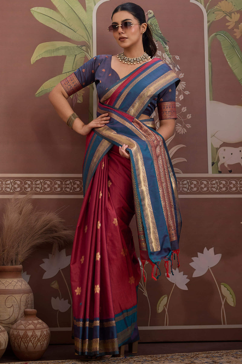Handloom Silk Weaving Saree
