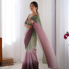 Textured Elegance with Arco Border Saree