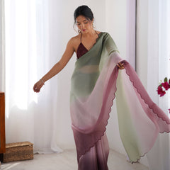 Textured Elegance with Arco Border Saree
