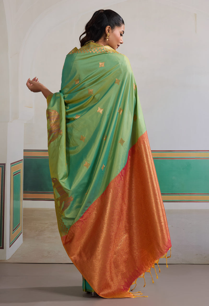 Pure Silk Handloom Weave Saree