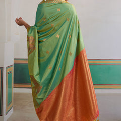 Pure Silk Handloom Weave Saree