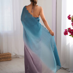 Textured Elegance with Arco Border Saree