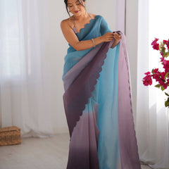 Textured Elegance with Arco Border Saree