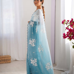 Padded Texture & Sequins Sparkle Saree