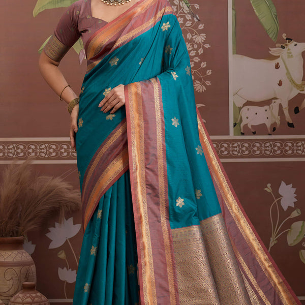Handloom Silk Weaving Saree