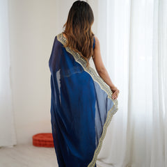 Fendy Grandeur Saree Sequin on Pure Satin