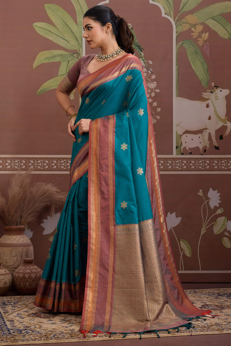 Handloom Silk Weaving Saree