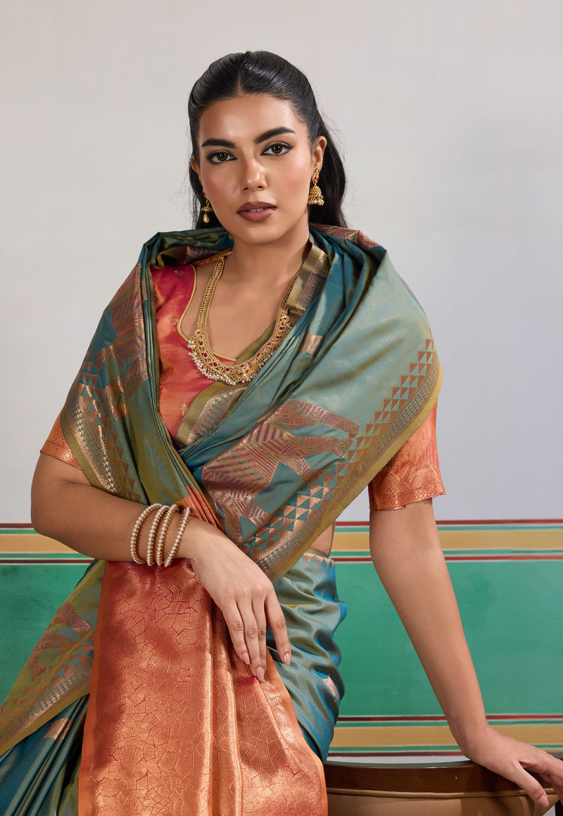 Pure Silk Handloom Weave Saree