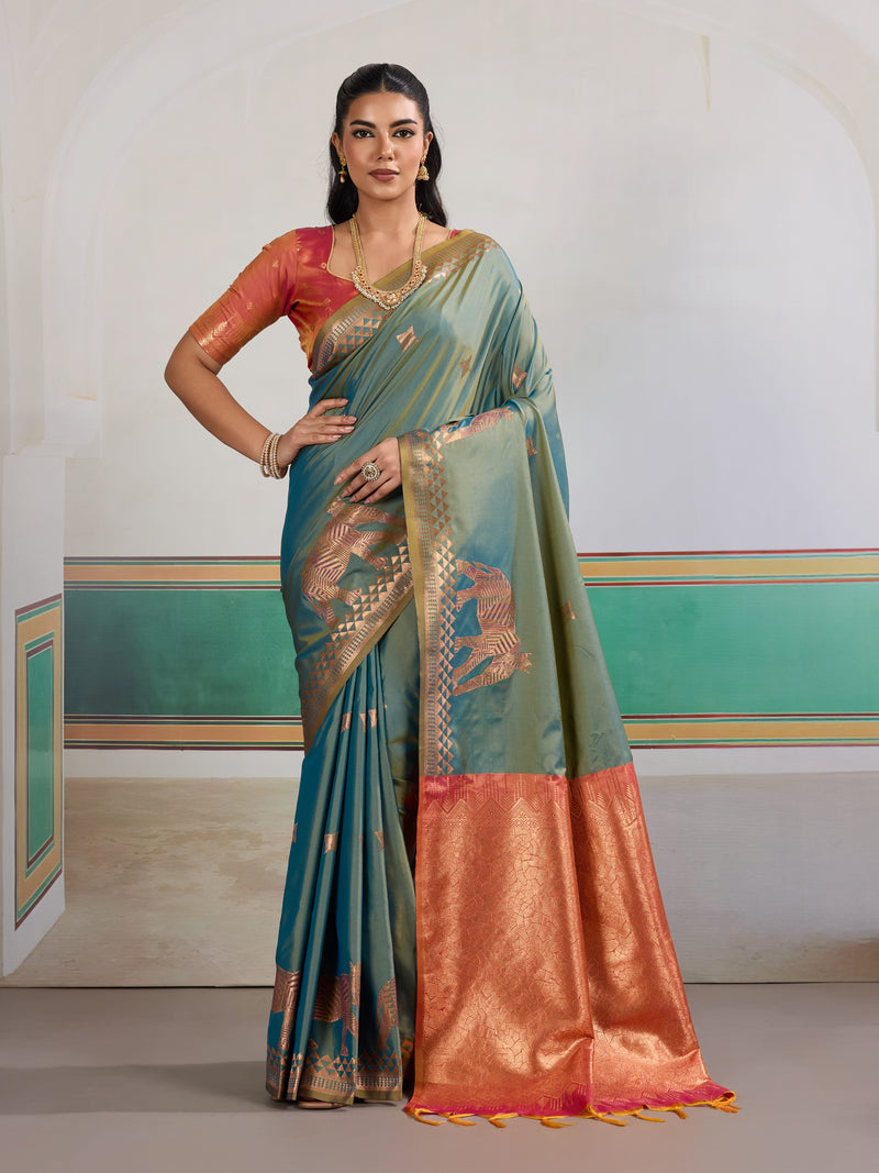 Pure Silk Handloom Weave Saree