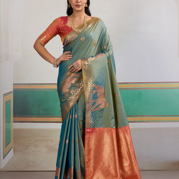 Pure Silk Handloom Weave Saree