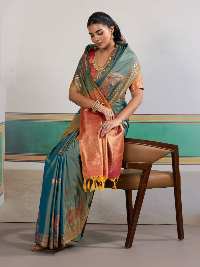Pure Silk Handloom Weave Saree