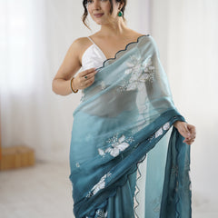 Zimi Chu Sequin Saree