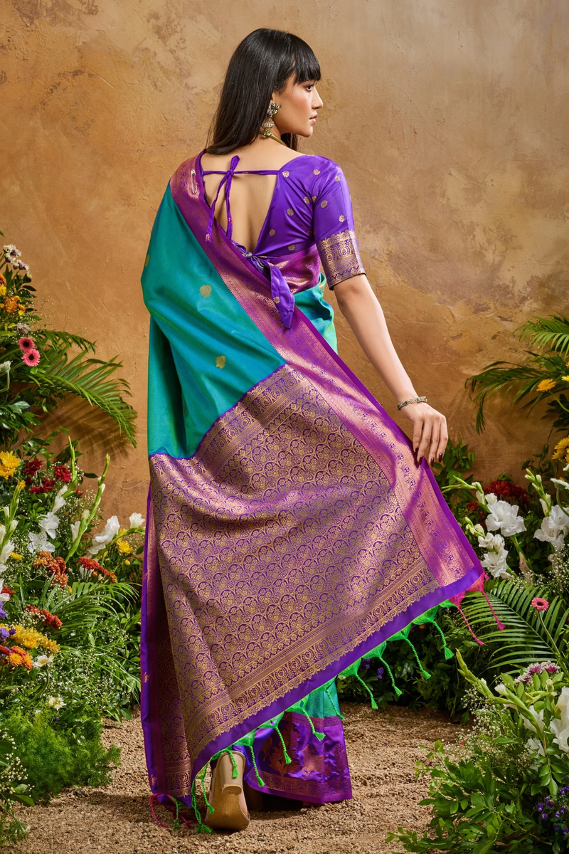 Pure Silk Handloom Weaving Saree