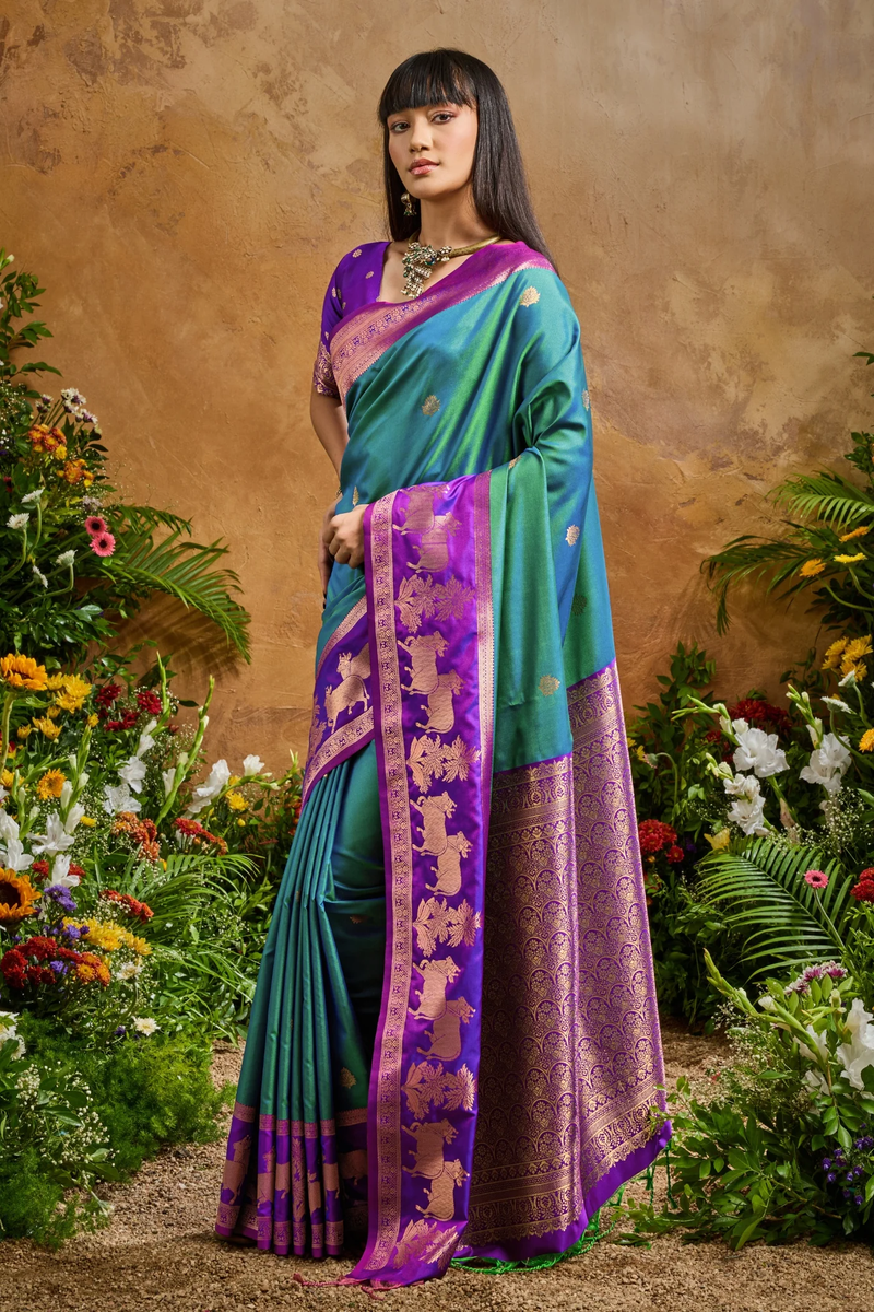 Pure Silk Handloom Weaving Saree