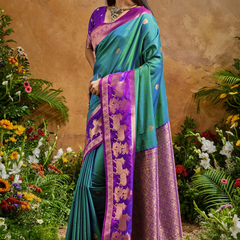 Pure Silk Handloom Weaving Saree
