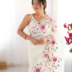 Embellished Bollywood Chiffon Saree