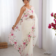 Embellished Bollywood Chiffon Saree