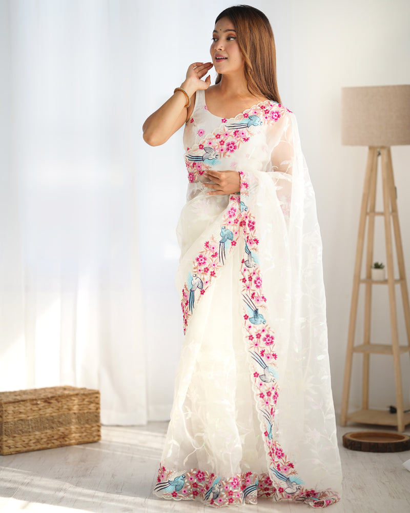 The Organza Starlight Saree