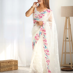The Organza Starlight Saree