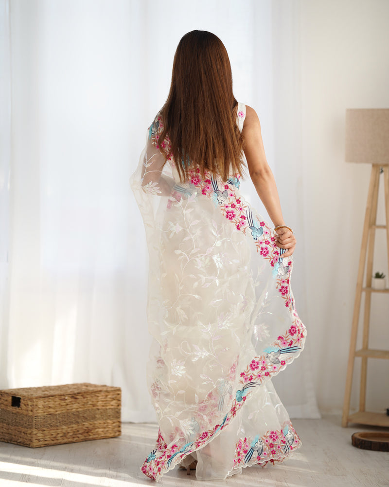 The Organza Starlight Saree