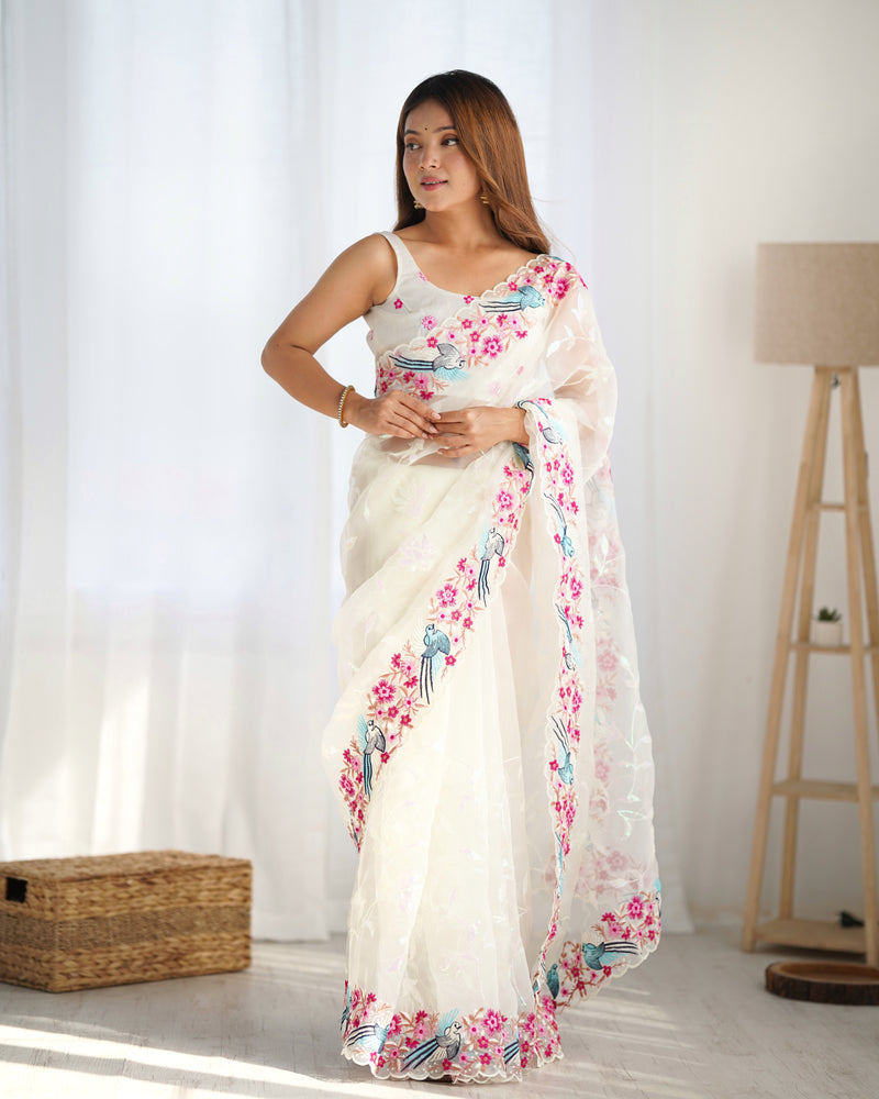 The Organza Starlight Saree