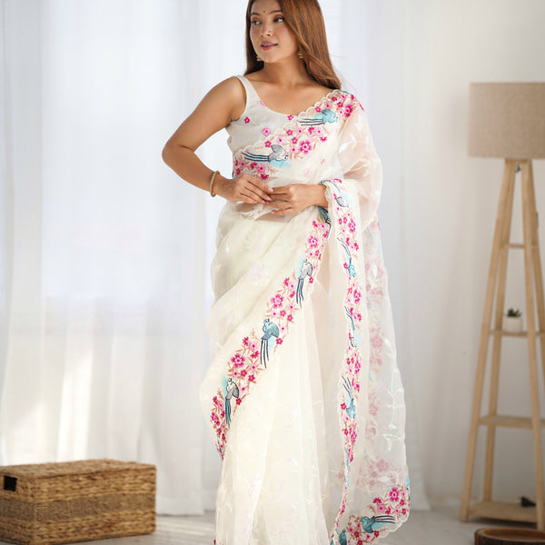 The Organza Starlight Saree