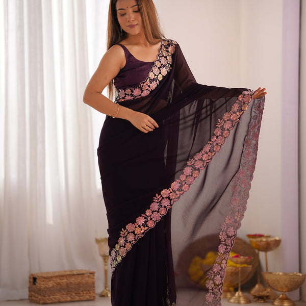 Embellished Bollywood Georgette Saree