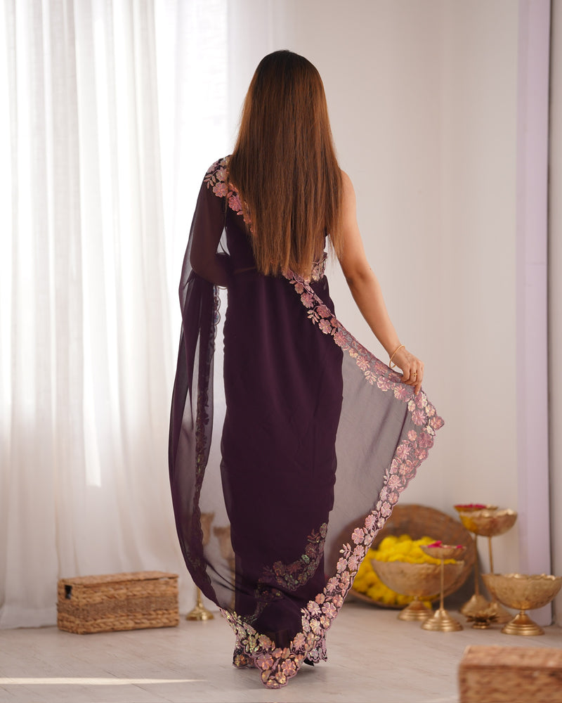 Embellished Bollywood Georgette Saree