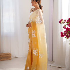 Padded Texture & Sequins Sparkle Saree