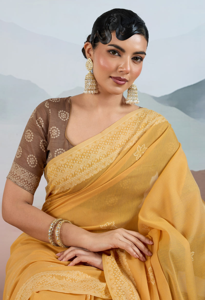 Pure Viscose Cotton Handloom Weave Saree