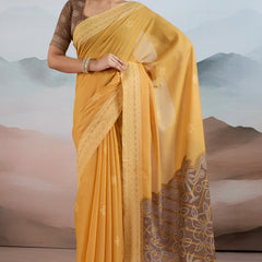 Pure Viscose Cotton Handloom Weave Saree